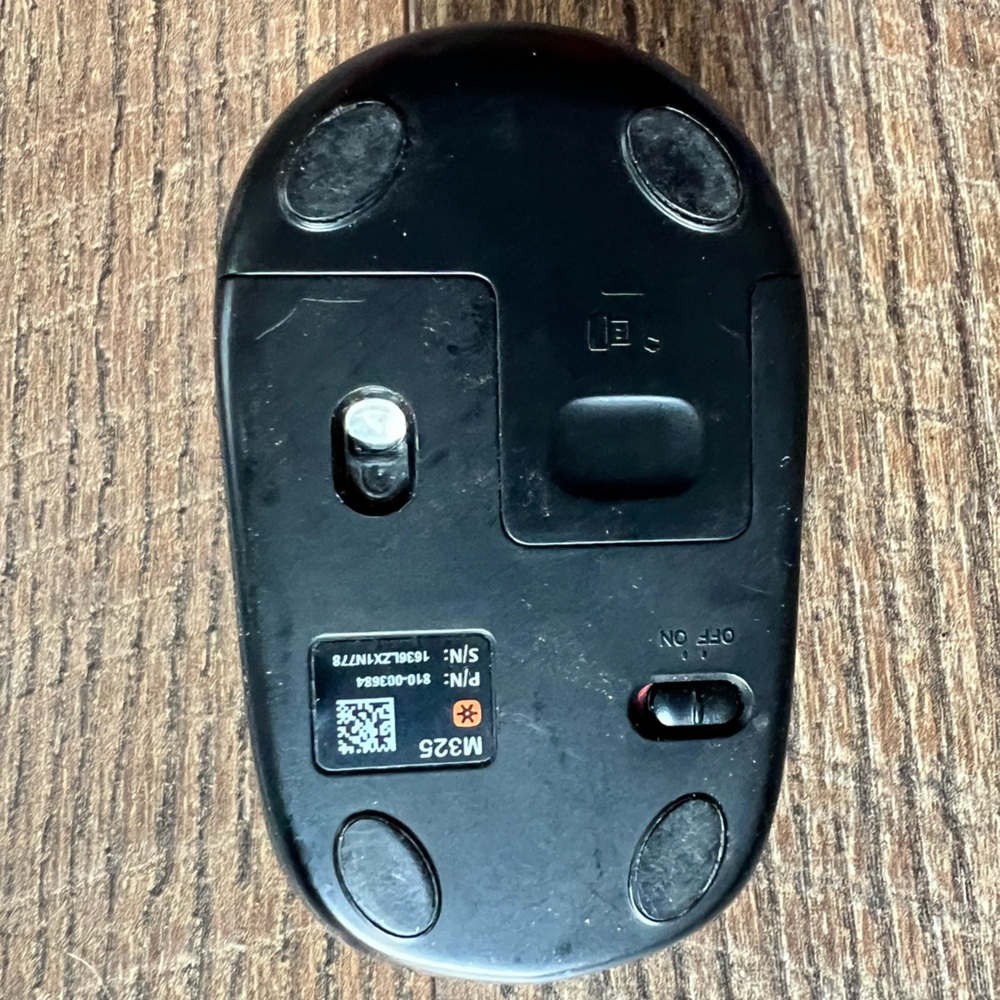 Logitech Pink and Black Wireless Mouse - Picture 3 of 4